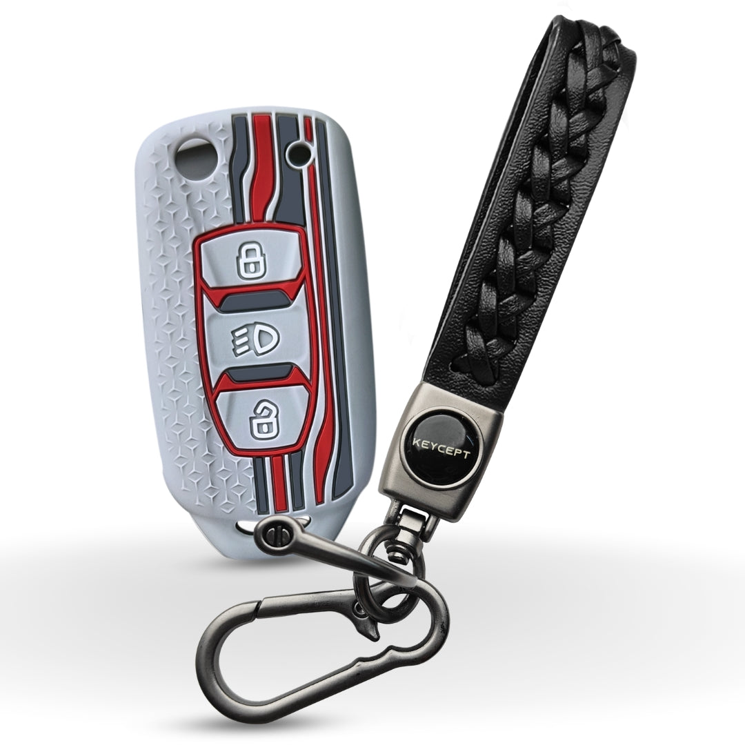 Tata TriStar Silicone Key Cover with Keychain
