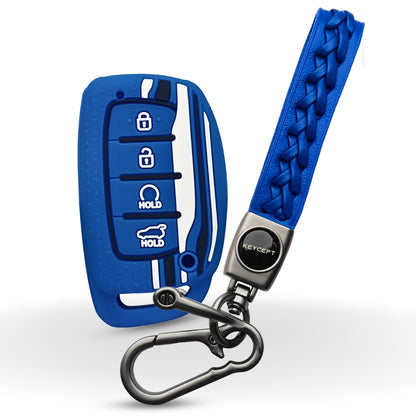 Hyundai TriStar Silicone Key Cover with Keychain