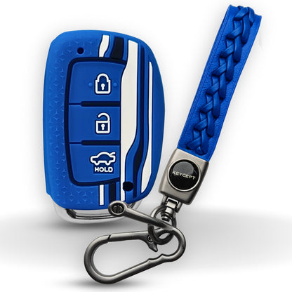 Hyundai TriStar Silicone Key Cover with Keychain