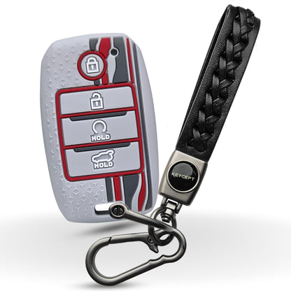 Kia TriStar Silicone Key Cover with Keychain