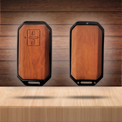 Suzuki Noir Wood Car Key Cover with Keychain (Type M8)