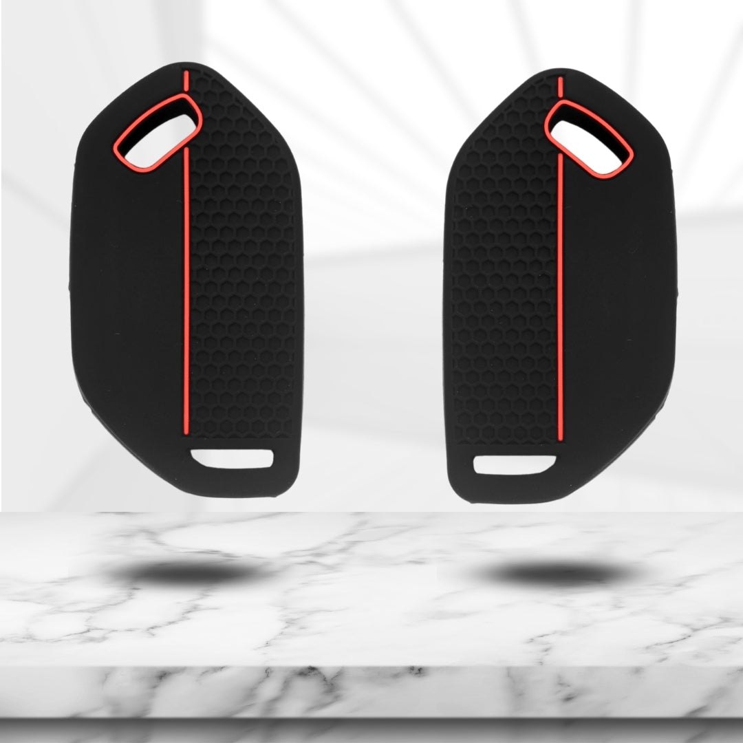 Kia Silicone key cover with keychain (Type K1)