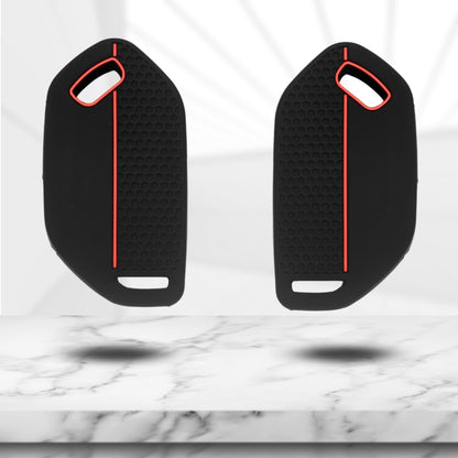 Kia Silicone key cover with keychain (Type K1)