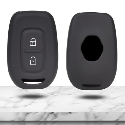 Renault Silicone Key Cover with Keychain (Type K2)