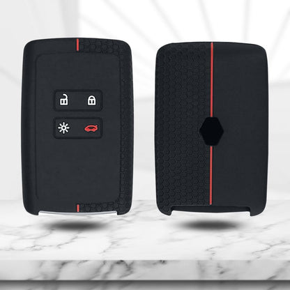 Silicone Key Cover Compatible for Renault Kiger | Triber Smart Card Key.