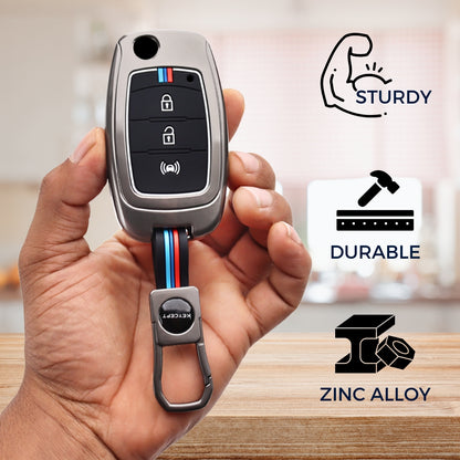 Metal Alloy Key Cover with Keychain (Type M1)