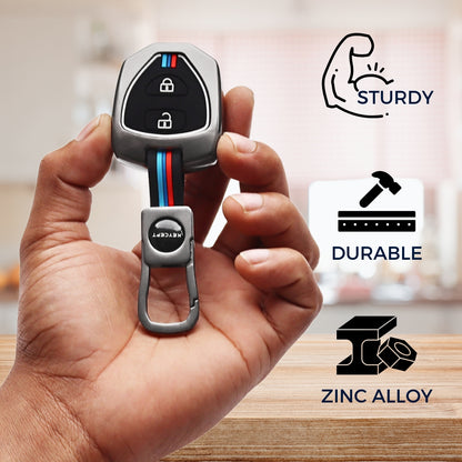 Toyota Metal Alloy Key Cover with Keychain (Type M1)