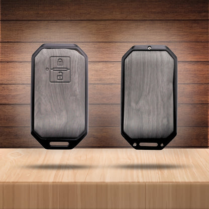 Suzuki Noir Wood Car Key Cover with Keychain (Type M8)