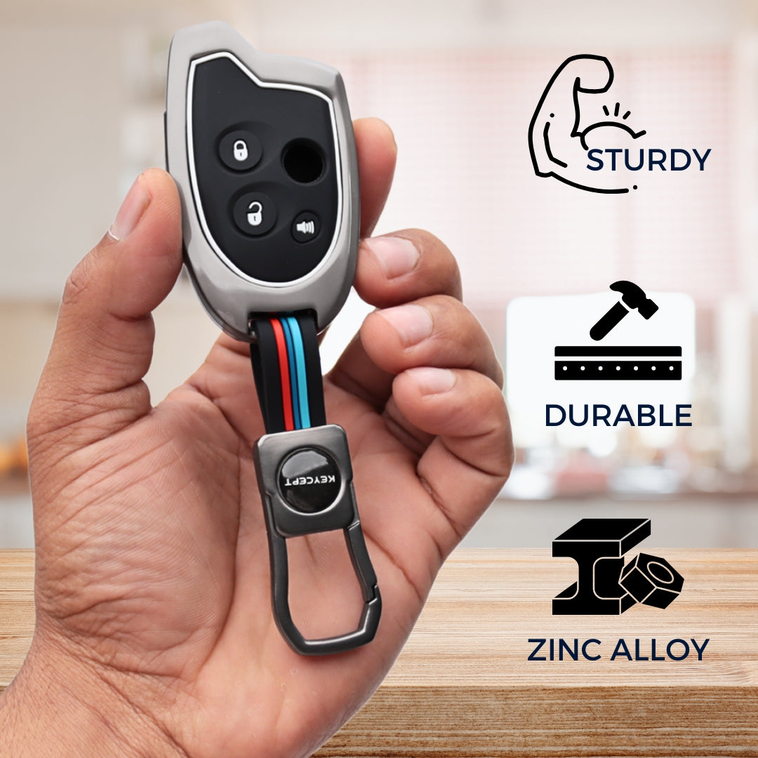Suzuki Metal Key Cover with Keychain (Type M1).