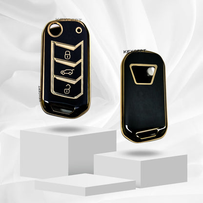 mahindra marazzo bolero xuv700 tpu black gold key cover case accessories keychain