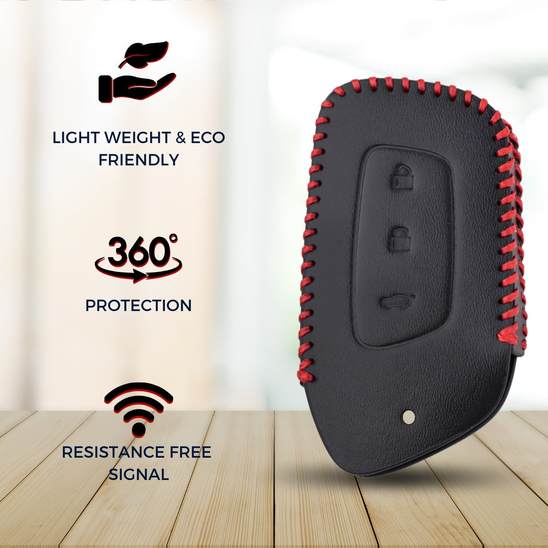 MG Classic Leather Key Cover with Keychain K3