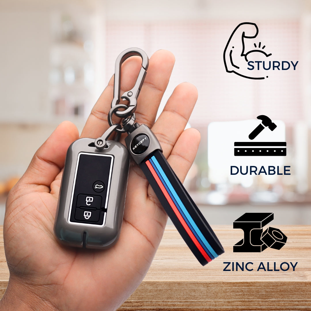 Suzuki Metal Keycover With KeyChain (Type M2).