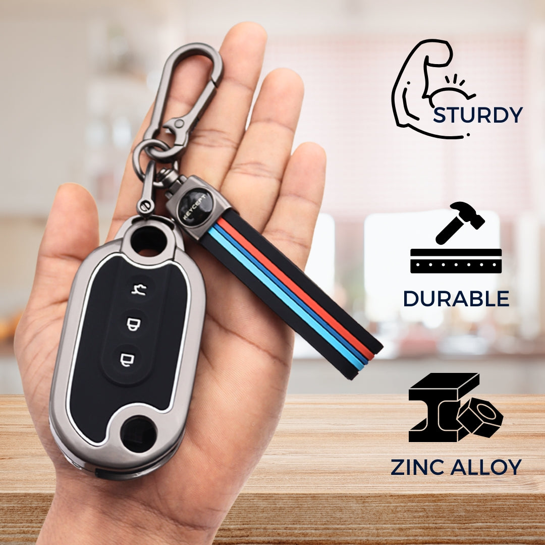 MG Metal Alloy Key Cover with Keychain (Type M2)