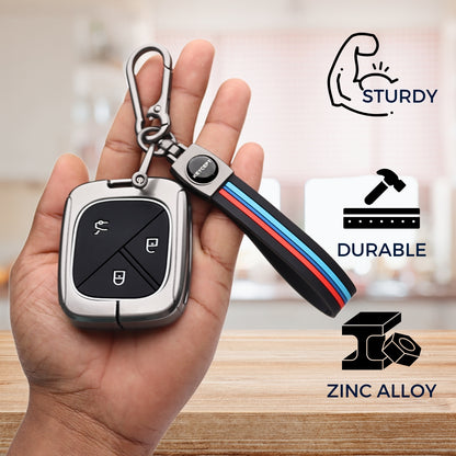 Metal Alloy Key Cover with Keychain (Type M2)