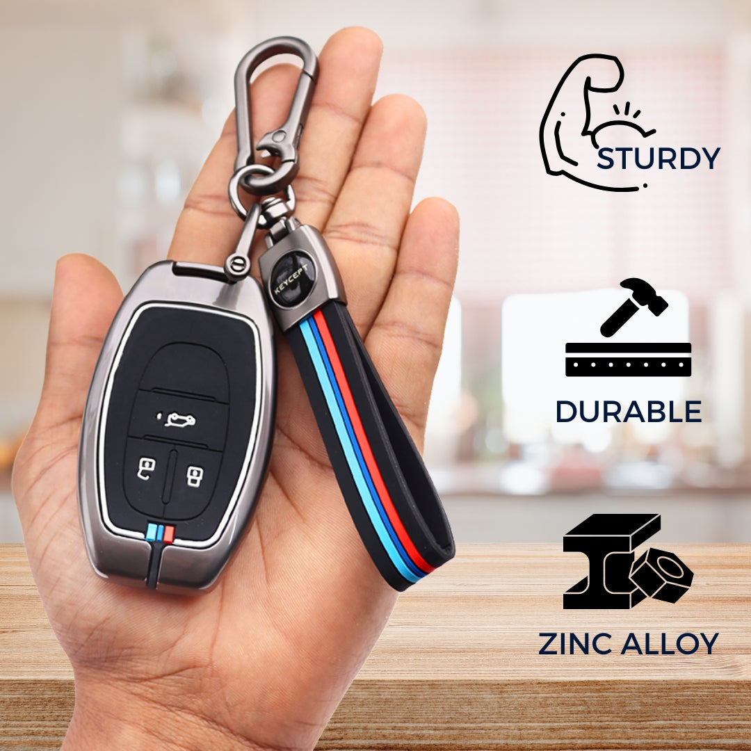 MG Metal Alloy Key Cover with Keychain (Type M2)