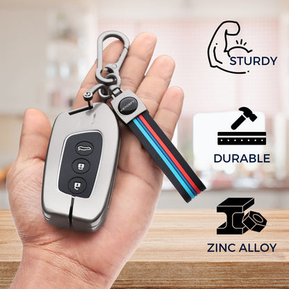 MG Metal Alloy Key Cover with Keychain (Type M2)