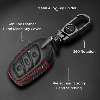 MG Classic Leather Key Cover with keychain K2