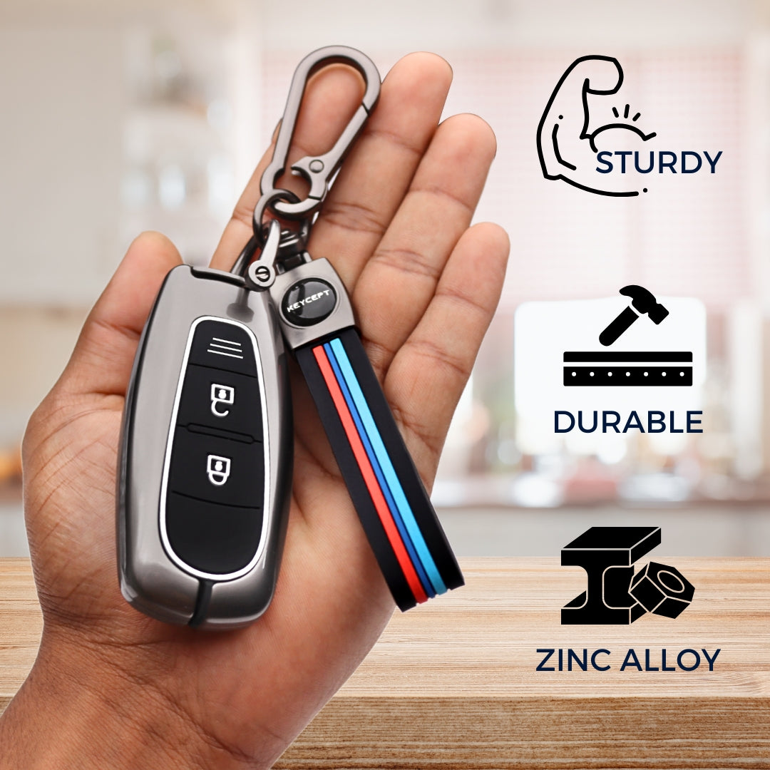 Suzuki Metal Alloy Keycover with keychain (Type M2)