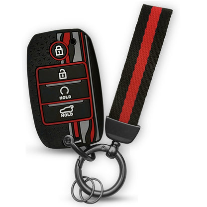 Kia TriStar Silicone Key Cover with Keychain