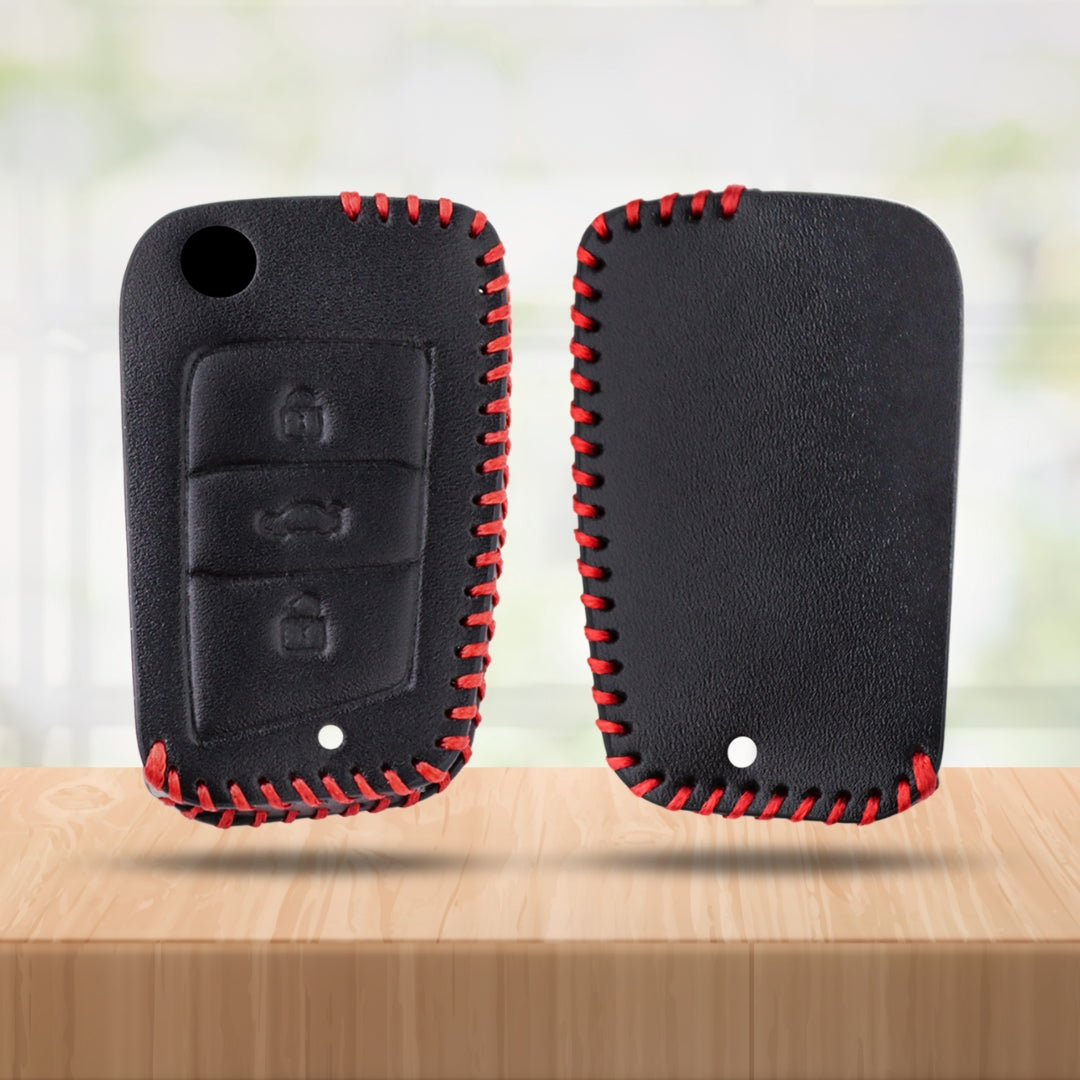 keycept classic leather key cover kushaq octavia kodiaq superb slavia passat virtus t roc 3b flip shell case