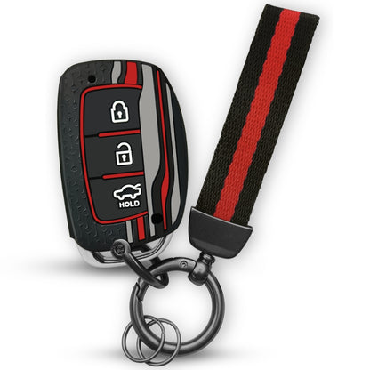 Hyundai TriStar Silicone Key Cover with Keychain