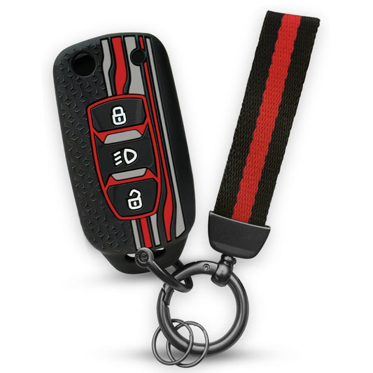 Tata TriStar Silicone Key Cover with Keychain