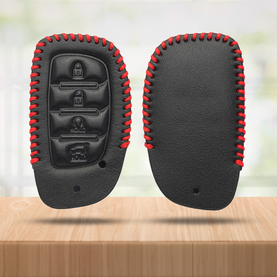 keycept leather key cover alcazar creta tucson 4 button smart shell case