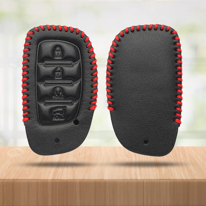 keycept leather key cover alcazar creta tucson 4 button smart shell case