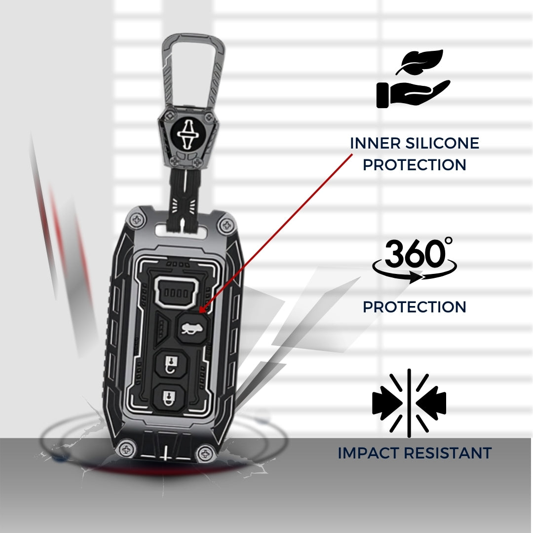 Suzuki Metal Armor Smart Key cover With KeyChain (Type M4).