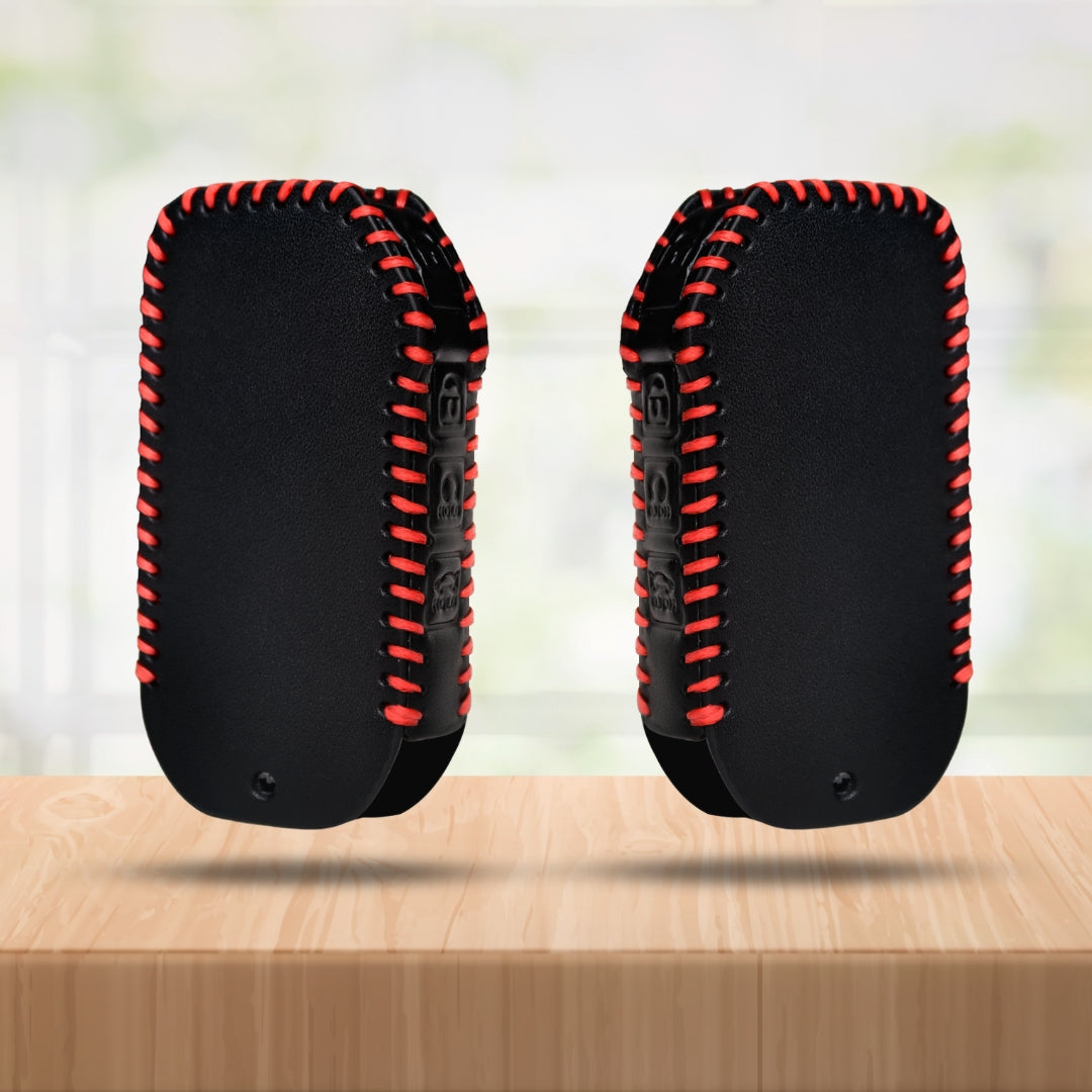 Kia Classic Leather Key Cover with Keychain K3