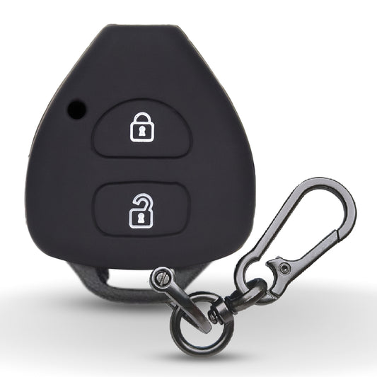 Toyota Silicone Key Cover with Keychain (Type K1)