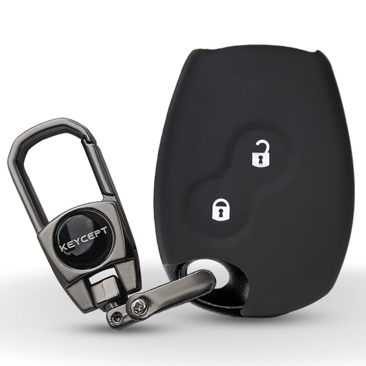 Renault/ Nissan Silicone Key Cover with Keychain (Type K2)