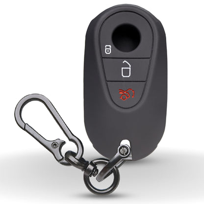 Mercedes Silicone Key Cover with Keychain (Type K1)
