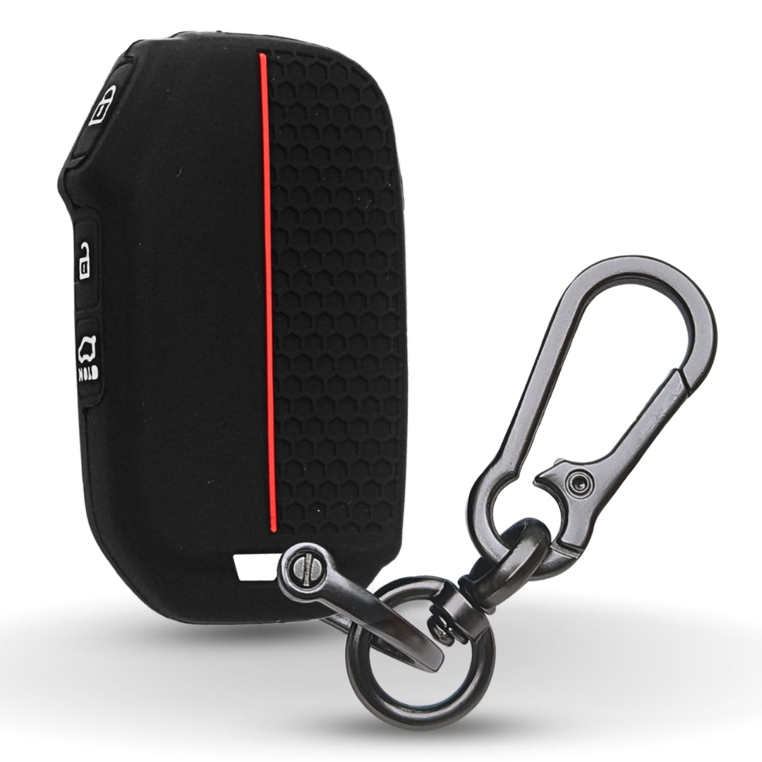 Kia Silicone key cover with keychain (Type K1)