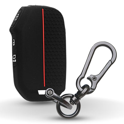 Kia Silicone key cover with keychain (Type K1)