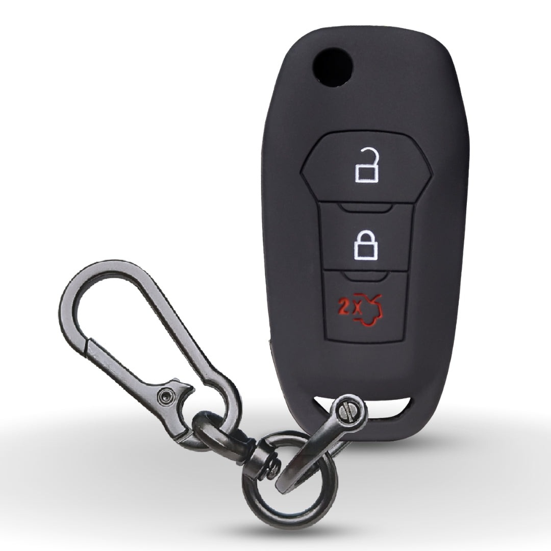 Ford Silicone Key Cover with Keychain (Type K1)