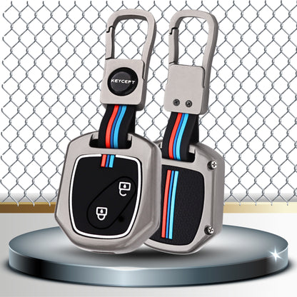 Honda Metal Alloy Key Cover with Keychain (Type M1).