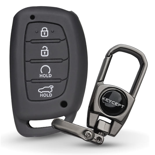 Hyundai Silicone Key Cover with keychain (Type K2)
