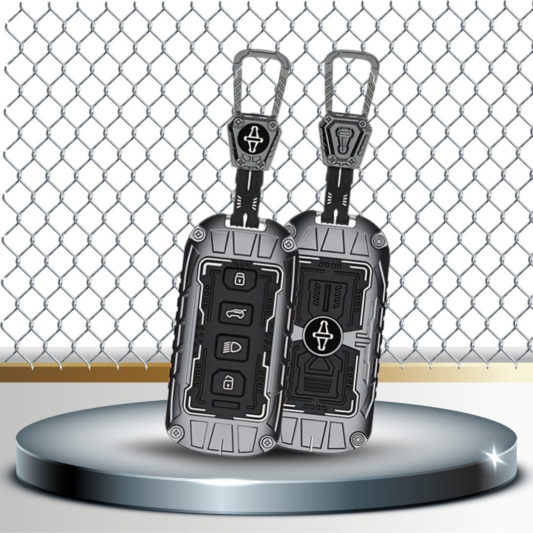 Tata Metal Armor Key Cover with Keychain (Type M4)