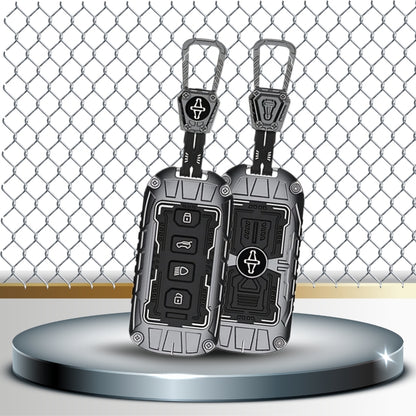 Tata Metal Armor Key Cover with Keychain (Type M4)