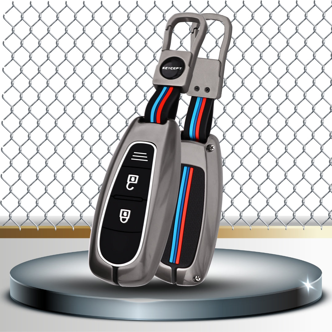 Suzuki Metal Alloy Key Cover with Keychain (Type M1)