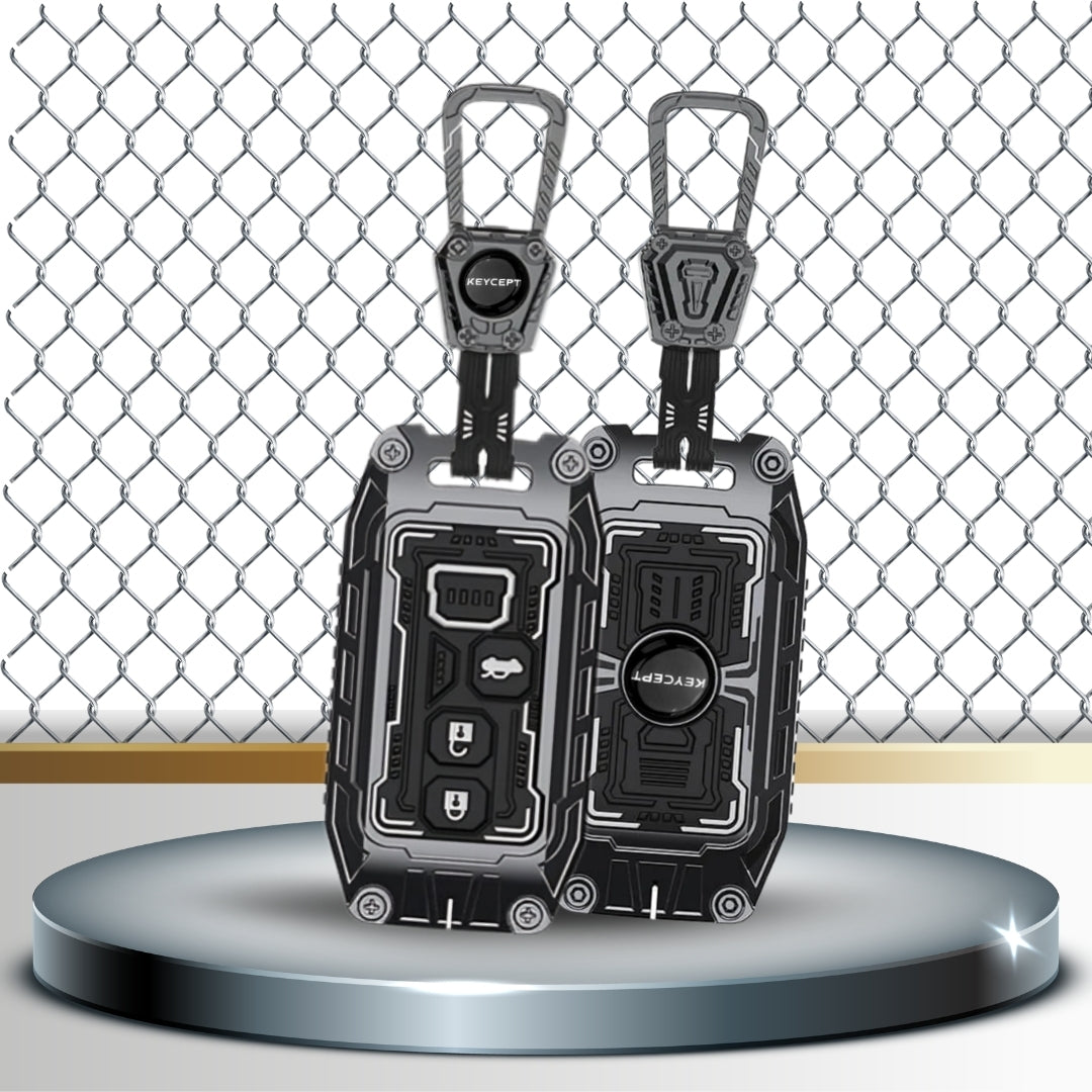 Suzuki Metal Armor Smart Car Key cover With KeyChain (Type M4).