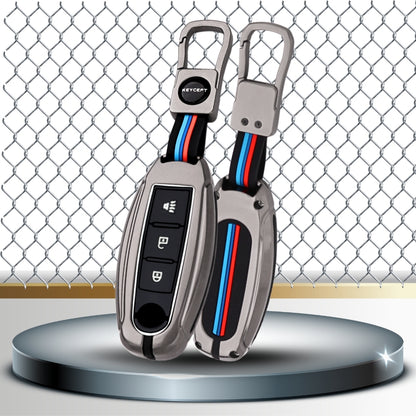 Nissan Metal Alloy Key Cover with Keychain (Type M1)