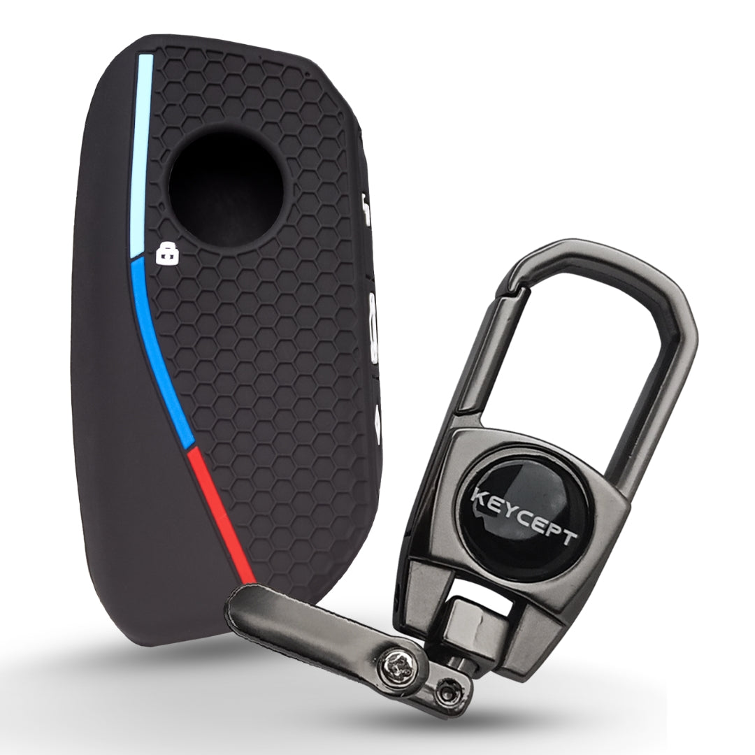 BMW Silicone Key Cover with Keychain (Type K2)