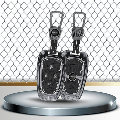 Tata Metal Armor Car Key Cover with Keychain (Type M4)