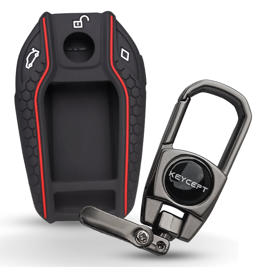 BMW Silicone Key Cover with Keychain (Type K2)