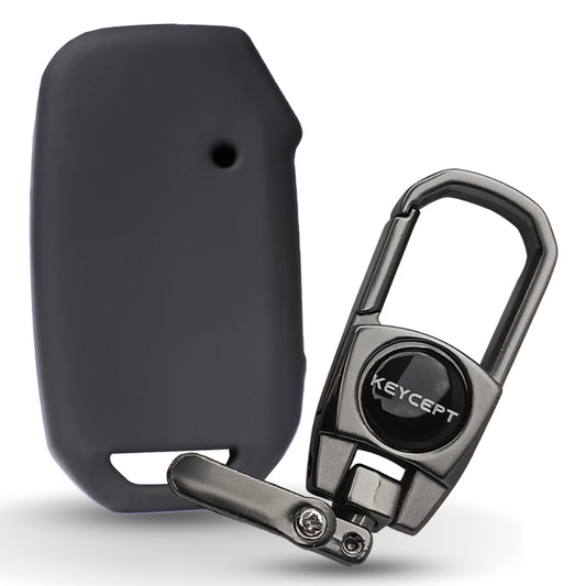 Kia Silicone Key Cover with Keychain (Type K2)