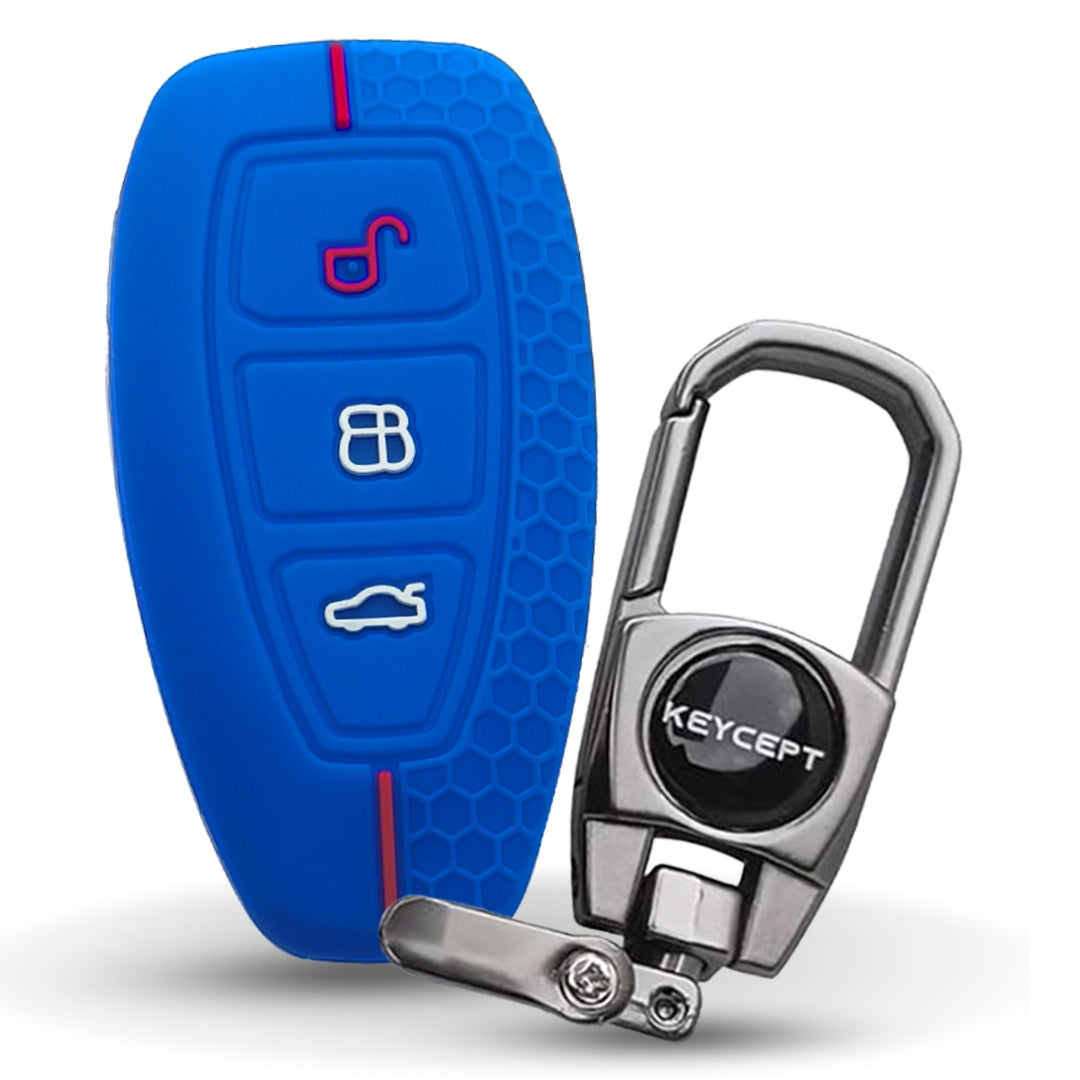 Ford Silicone key Cover with Keychain