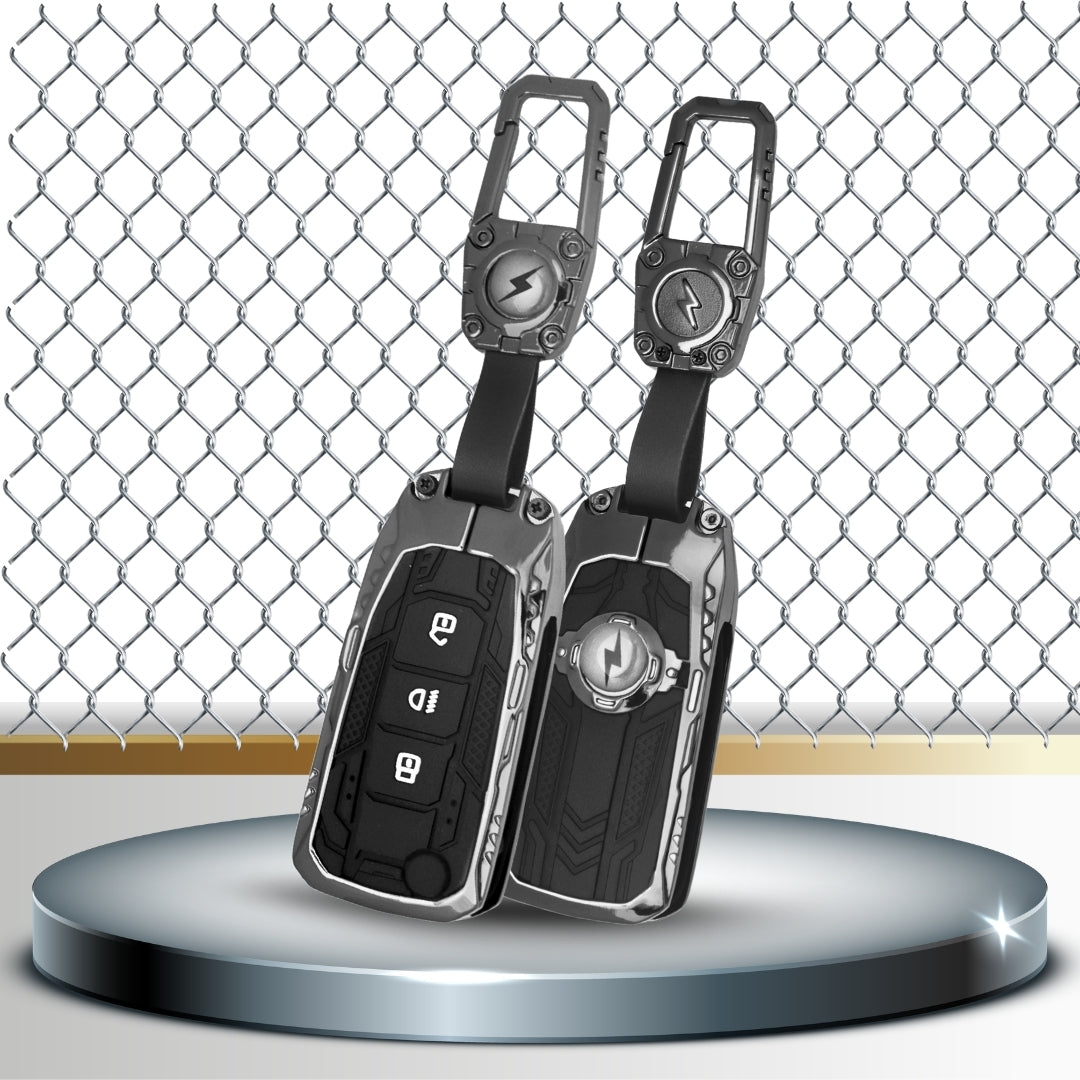 Tata Metal Mecha Key Cover With Keychain (Type M3)