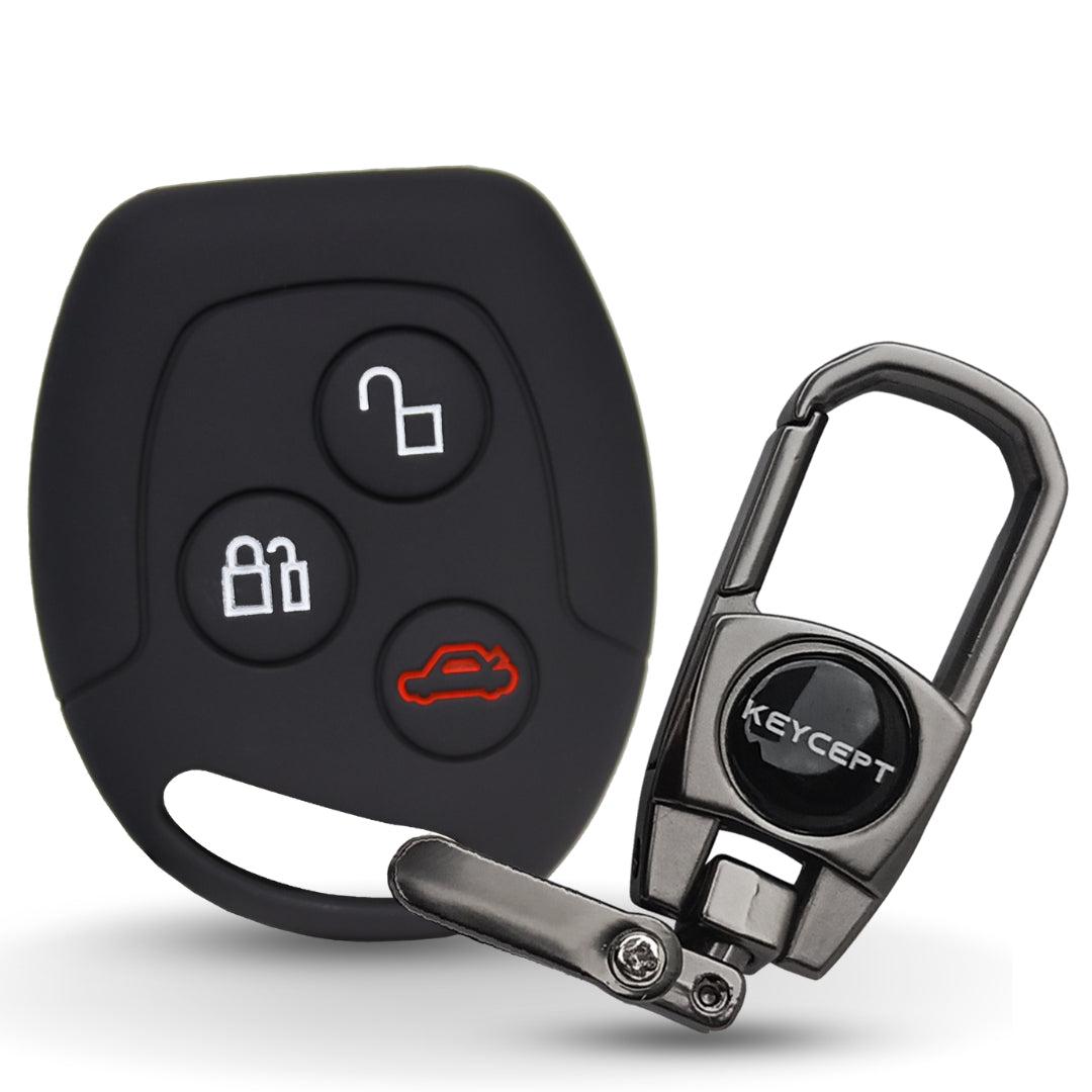 Ford Silicone Key Cover with Keychain (Type K2)